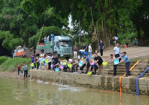 落实重大工程生态赔偿！79万尾鱼苗“安家”龙州左江湿地
