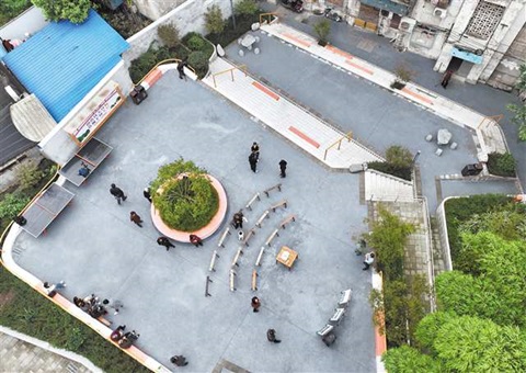方寸之间，，装下城市温情&nbsp;&nbsp;重庆城市微型公园让市民转角遇上“小确幸”